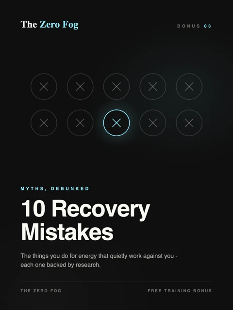 10 Recovery Mistakes - myths debunked